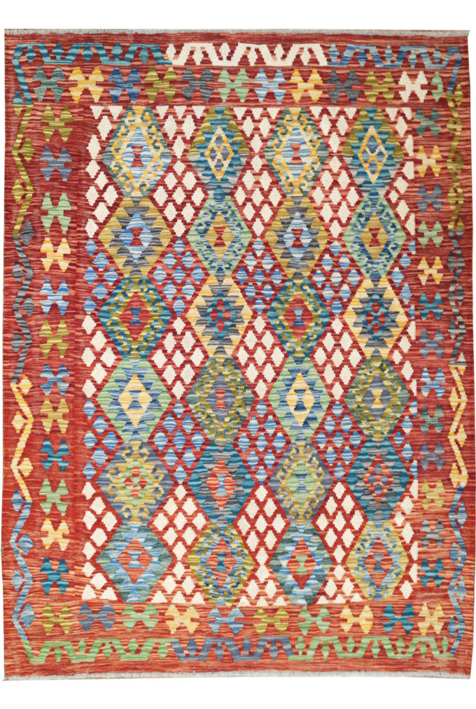 KILIM maimana cod 4913 Mis. 201x156 Atelier D'Oriente Palermo