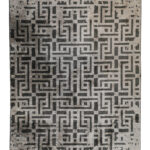 Tappeto moderno grey N° 134294 mis 230x160 Atelier d'Oriente Palermo