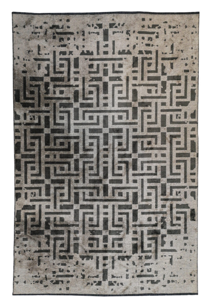 Tappeto moderno grey N° 134294 mis 230x160 Atelier d'Oriente Palermo