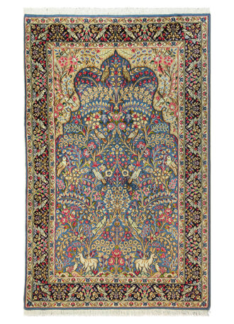 Tappeto kerman 249x147cm atelier d'oriente palermo