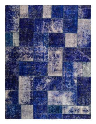 Tappeto Patchwork Blue mis 239x168 Atelier D'Oriente palermo