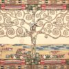 Arazzo Albero della vita Klimt "oro"
