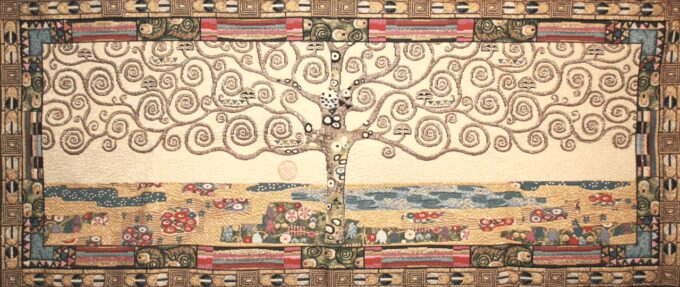 Arazzo Albero della vita Klimt "oro"