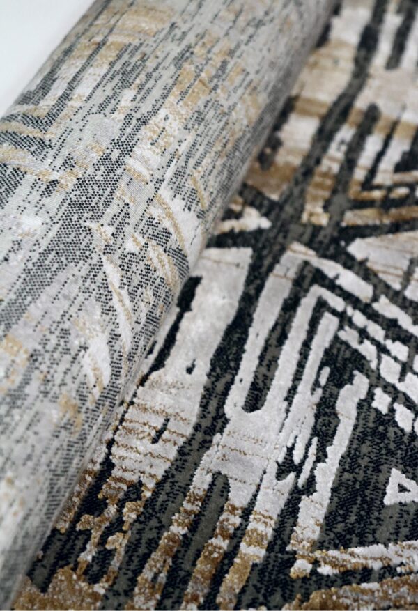 Tappeto Moderno Velve Grey/black 17830A