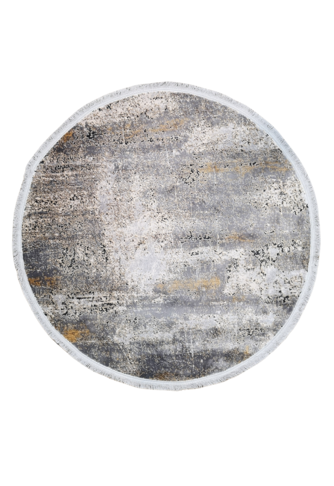 Tappeto Moderno Rotondo Velve Grey 1,20 M