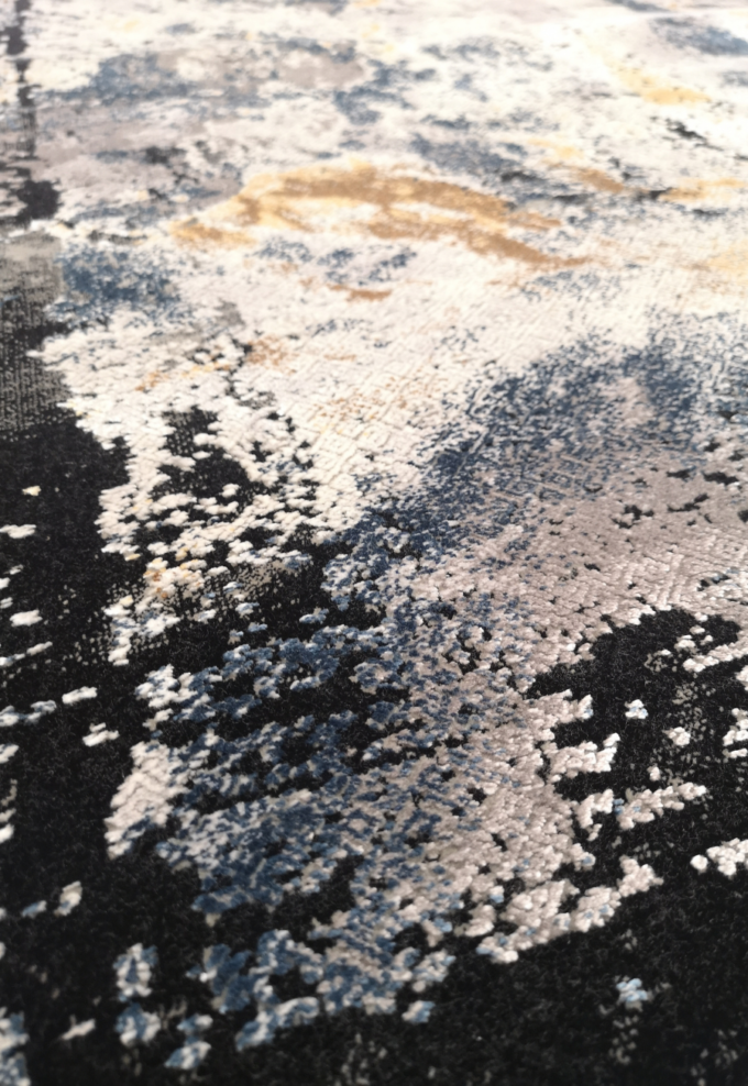 Tappeto Moderno Velve Grey/Black