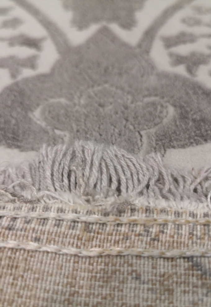 Tappeto Moderno Velve rotondo Grey/Beige 1,50 M