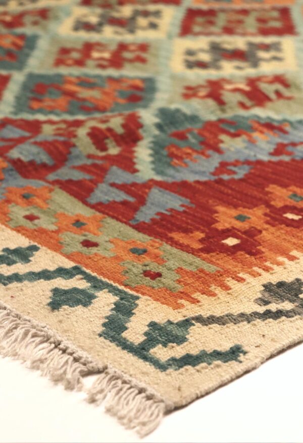 Tappeto Kilim Maimana 2,01x1,28 cm Atelier D'Oriente