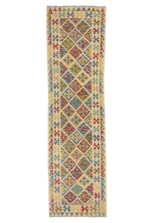 Passatoia Kilim Maimana 2,95x0,84 cm Atelier D'Oriente