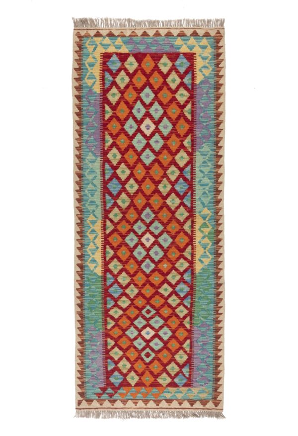 Passatoia Kilim Maimana 2,03x0,81 cm Atelier D'Oriente
