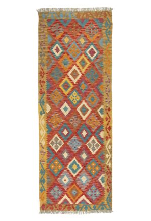 Passatoia Kilim Maimana 2,41x0,90 cm Atelier D'Oriente