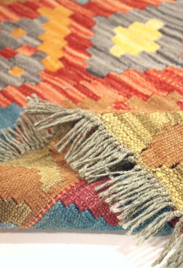 Passatoia Kilim Maimana 2,41x0,90 cm Atelier D'Oriente