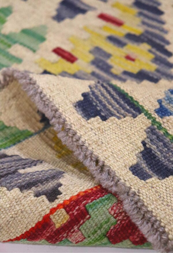Passatoia Kilim Maimana 2,95x0,84 cm Atelier D'Oriente