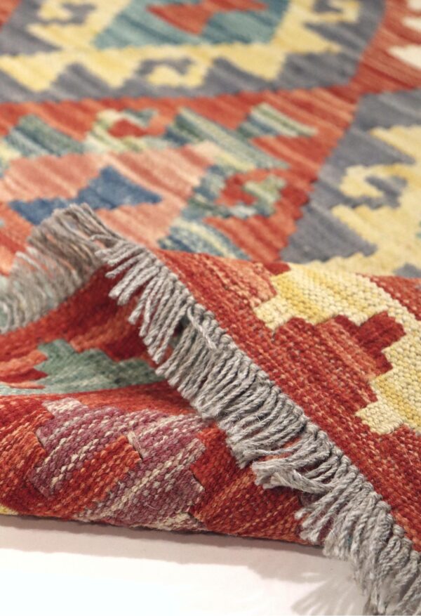 Tappeto Kilim Maimana 2,36x1,86 cm Atelier D'Oriente
