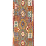 Corsia Kilim Maimana 2,44x0,86 cm Atelier D'Oriente