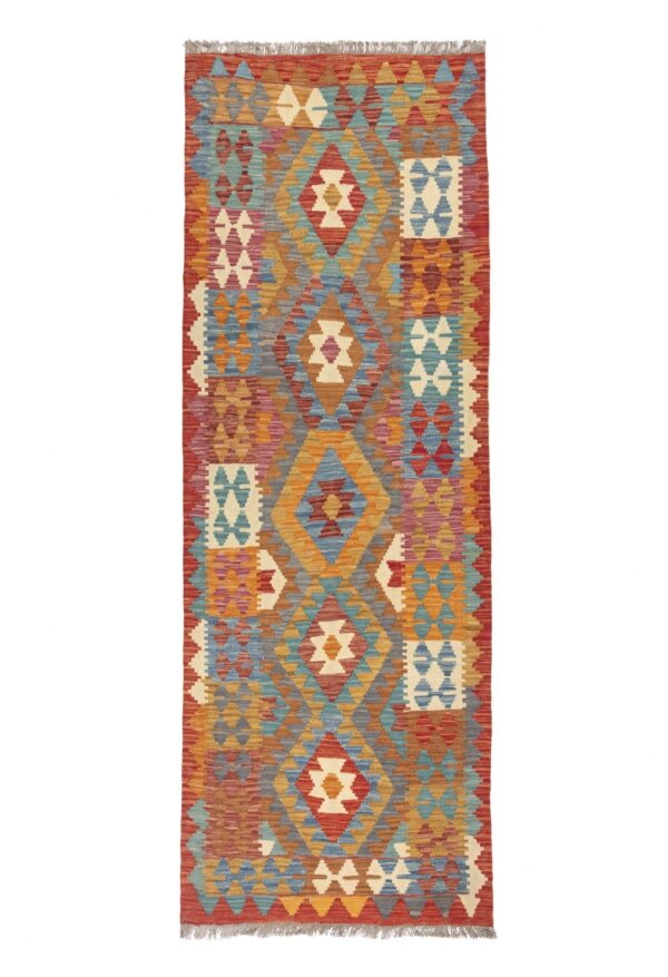Corsia Kilim Maimana 2,44x0,86 cm Atelier D'Oriente