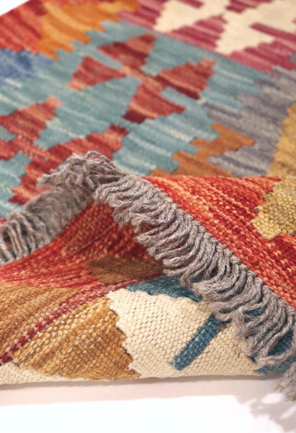 Corsia Kilim Maimana 2,44x0,86 cm Atelier D'Oriente