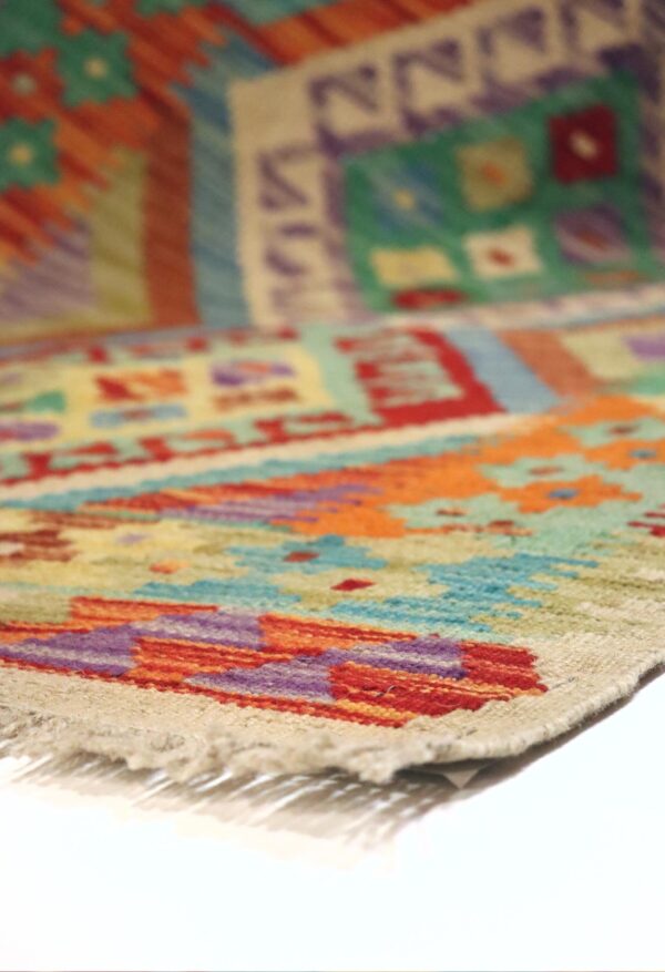 Corsia Kilim Maimana 2,05x0,82 cm Atelier D'Oriente