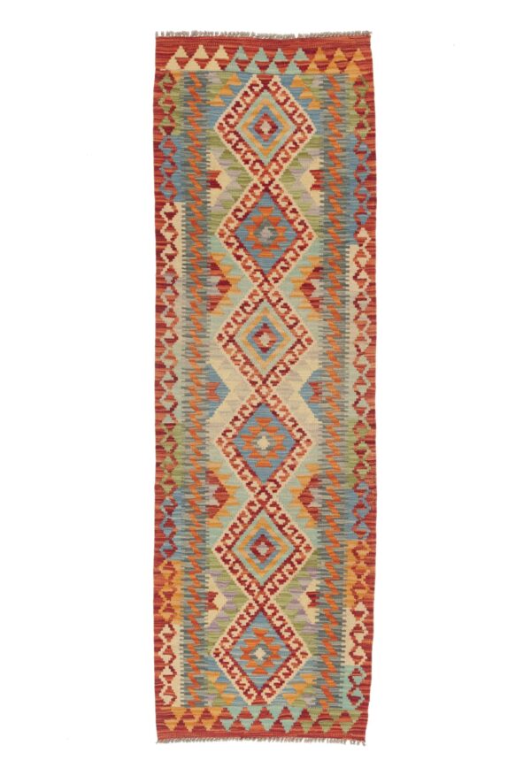 Corsia Kilim Maimana 1,99x0,60 cm Atelier D'Oriente