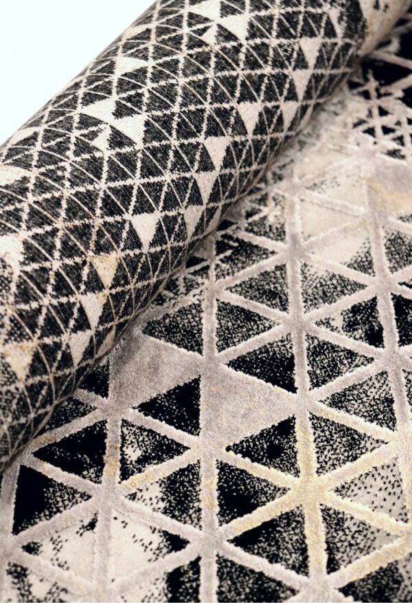 Tappeto Moderno Velve Grey/Black Atelier D'Oriente