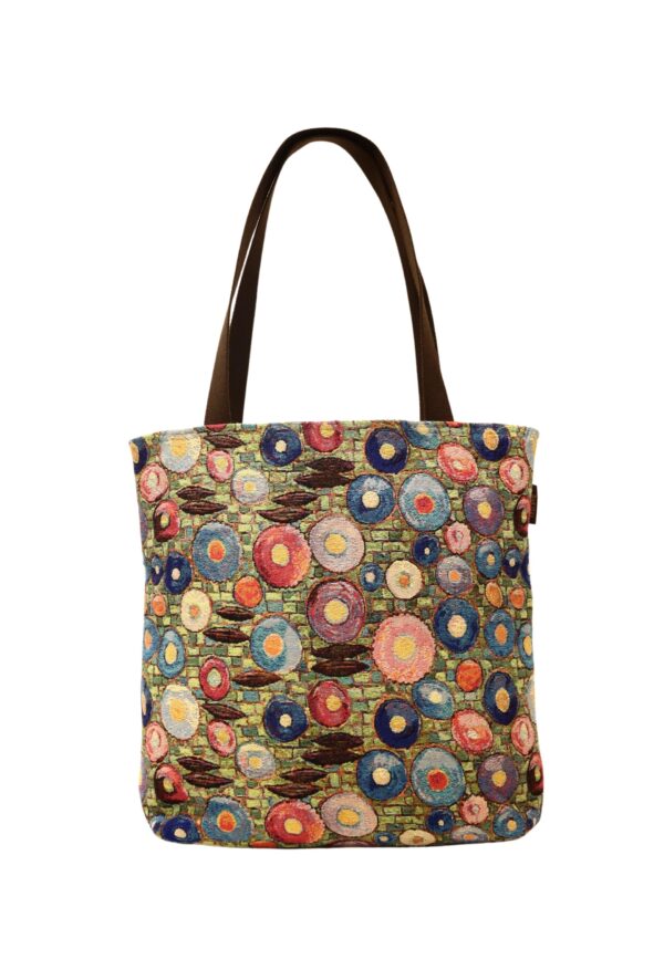 Big Bag "CIRCLES" Gustav Klimt 45x45 N°10247 Atelier D'Oriente