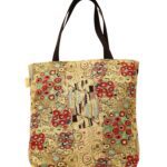 4 BIGBAG "KLIMT Big Bag FLOWERS" Gustav Klimt 45x45 N°10244 Atelier D'Oriente