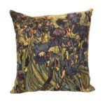 Cuscino Irisses Vicent Van Gogh N° 01337R C Atelier D'Oriente