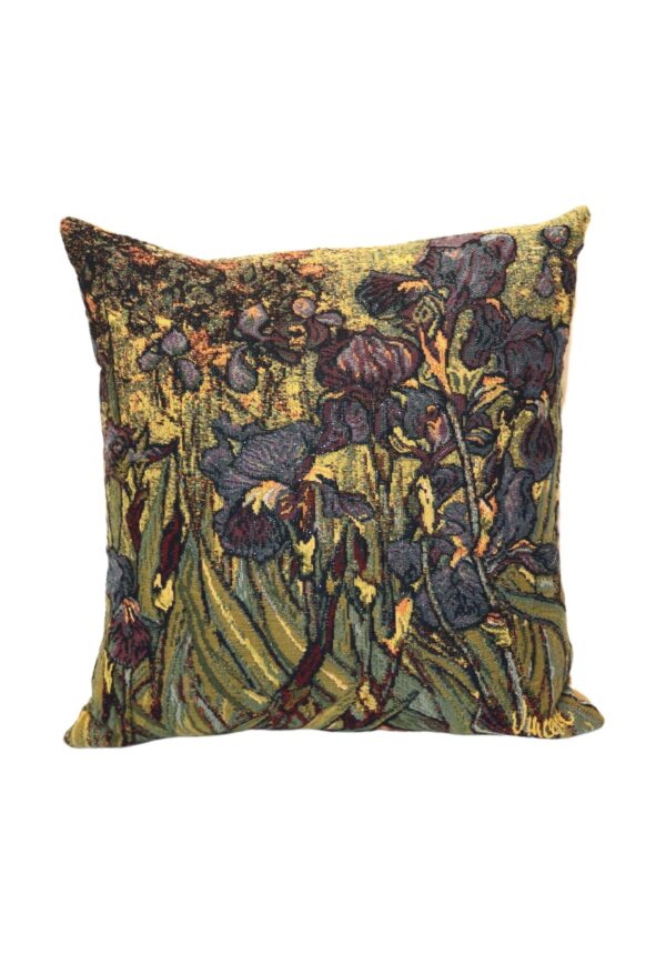 Cuscino Irisses Vicent Van Gogh N° 01337R C Atelier D'Oriente