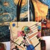 BIGBAG Composition VIII Kandinsky 45x45 N° 01887 Atelier D'Oriente