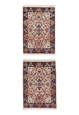 Coppia Tappeto Kirman 0,90x0,57 -0,90x0,59 Atelier D'Oriente