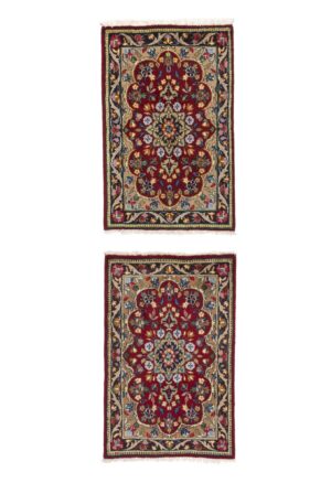 Coppia Tappeto Kirman 0,95 x 0,59 - 0,98 x 0,59 Atelier D'Oriente