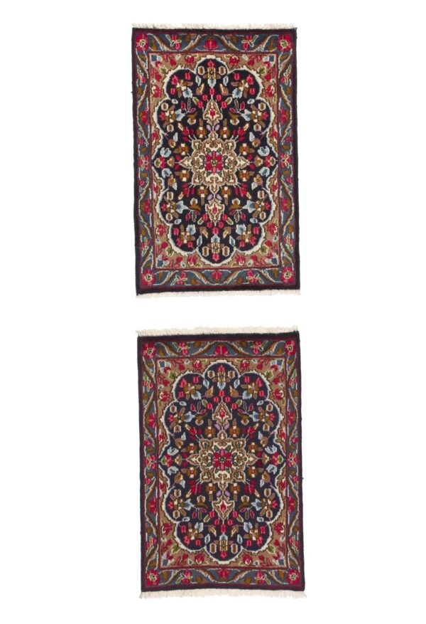 Coppia Tappeto Kirman 0,93 x 0,60 - 0,95 x 0,60 Atelier D'Oriente