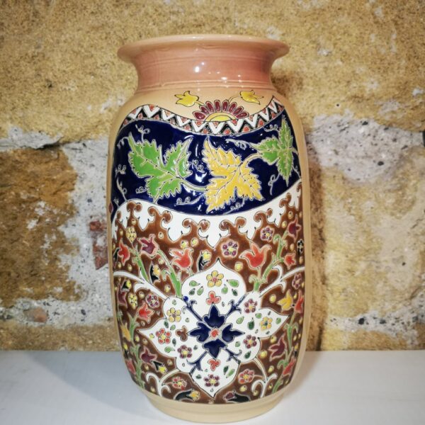 Vaso Persiano a rilievo 30x15 cm Atelier D'Oriente
