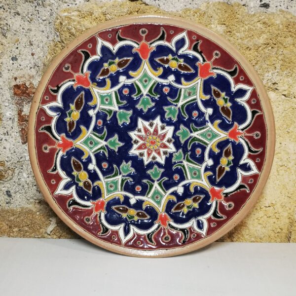 Piatto Persiano a rilievo mis: 18,5 cm Atelier D'Oriente