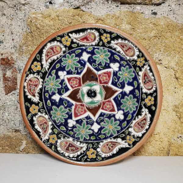 Piatto Persiano a rilievo mis: 18,5 cm Atelier D'Oriente