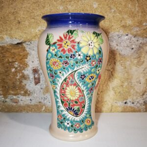 Vaso Persiano a rilievo cod.14/3 cm30x15 Atelier D'Oriente