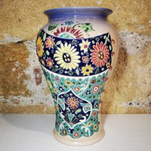 Vaso Persiano a rilievo cod.14/4 cm30x15 Atelier D'Oriente